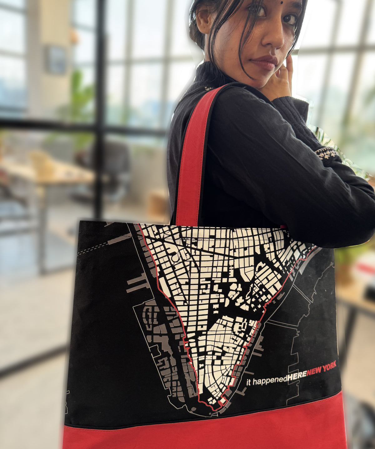 Lower Manhattan NOW Tote Bag
